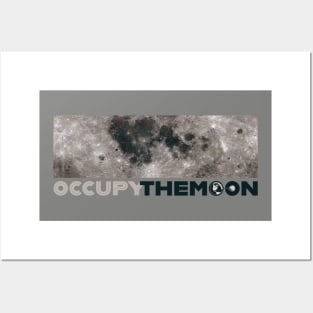 OCCUPY the MOON - Space Exploration | Moon Landing Posters and Art